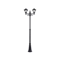 JUST HOME COLLECTION - Farol De Pie Albury E27 2 Luces Negro